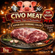 Kapsim Atas / Kembang / Collar / Moksal Daging Babi Mentah - 1kg