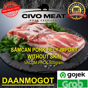 pork belly skin off /samcan babi lepas kulit