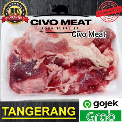 Tetelan Samcan Babi / Pork Belly ex Slice 500g
