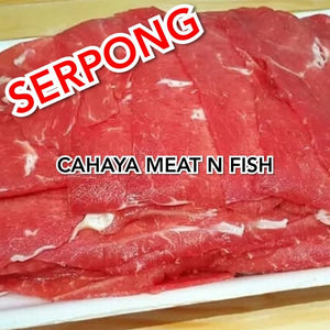 500gr Daging Sapi Beef SIRLOIN Slice (Less Fat)