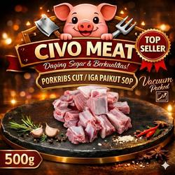 PorkRibs Cut / Iga Paikut Sop 500 gram