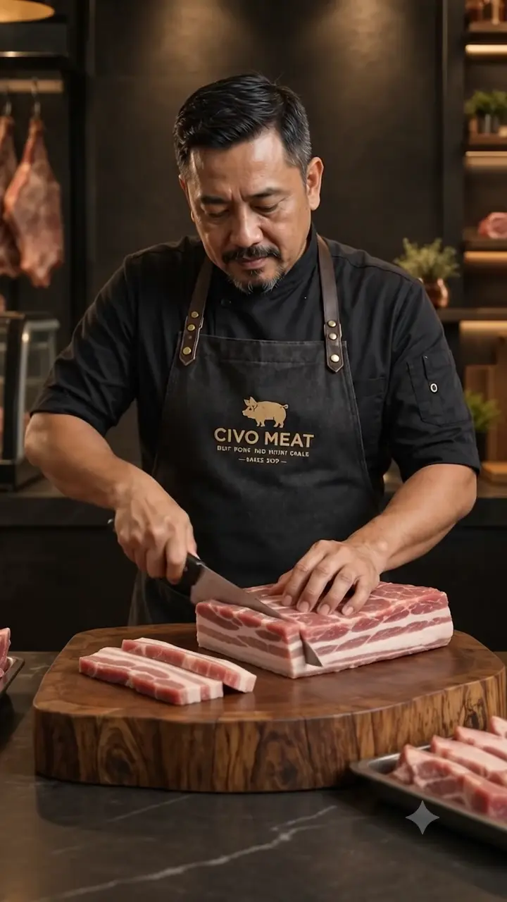 Pak Civo di dapur CIVO MEAT